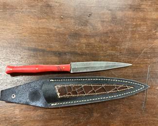 Double Edge Dagger & Leather Sheath