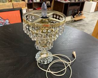 Tiered Boudoir Table Lamp w/o the Globe
