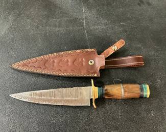 Knife & Leather Sheath