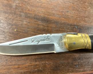 LaguioleBougna Pocket Knife w/Sheath