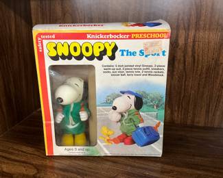 Peanuts Snoopy "The Sport" Toy Set by Knickerbocker