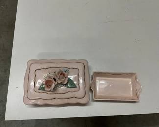 Florence Ceramics Trinket Dish w/Cover - Pasadena CA