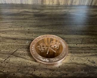 The Franklin Mint Bronze Token Coin Commemorating Bike Week 2000