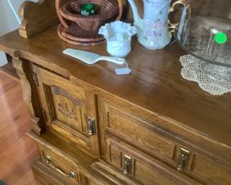 Showing some of the drawers in China cabinet.