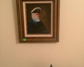 Signed art, oil.