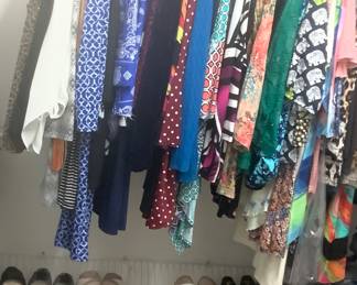 Just some of the clothes  and shoes.