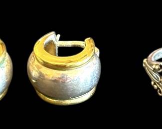 Sterling Earrings Ring