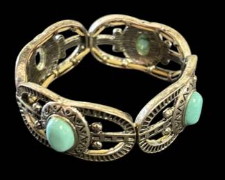 Silver Turquoise Bracelet