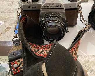 Vintage PENTAX  camera BROWN