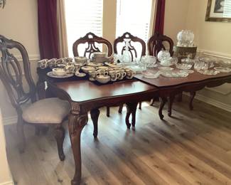 Dining table and chairs