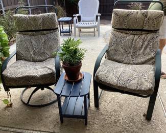 Patio chairs