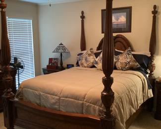 King size LANE four post bed