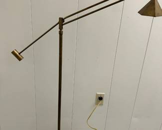 Brass Reading Lamp | Brass floor lamp/reading lamp.
