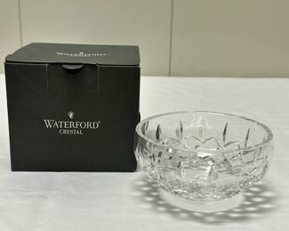 Waterford Crystal Bowl In Box | Waterford Crystal (Made in Ireland) "Kelsey" bowl (new in box) - h. 3 x dia. 5 in
