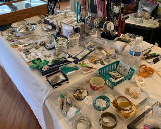 lovely display of jewelry