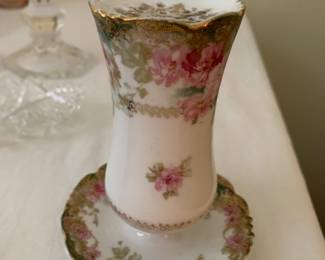 Antique hat pin holder