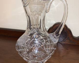 crystal pitcher