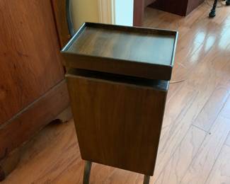 Wow- mid-century modern telephone holder!