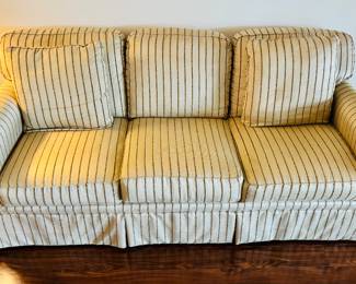NASCAR fan?  A sofa with racing stripes should be perfect.