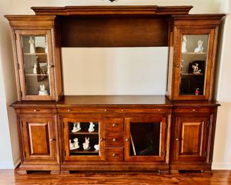 Entertainment center.  Entertainment sold separately. 