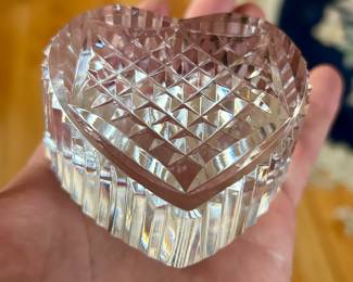 Waterford glass Heart