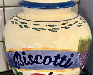 Biscotti Cookie Jar
