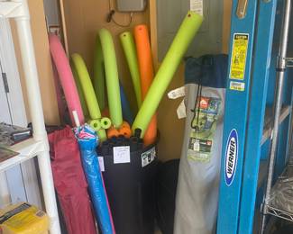 Pool Items, Folding Chairs