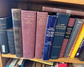 Lots of antique books to choose from