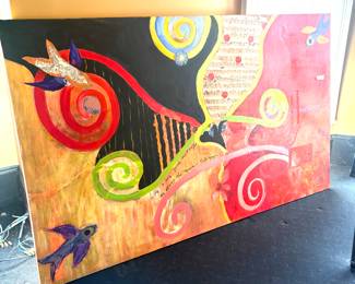 Sherry Steinway original mixed media art