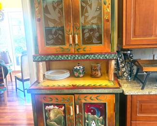 Sticks Furniture Handmade One of a Kind China Hutch, available for pre-sale