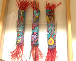 Peggy Banks Otto signed mixed media art