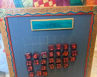 Sticks handmade calendar 