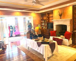 Ladies boutique includes fabulous ballroom gowns, sizes 6-10, fur coats, purses, hats and a closet full of ladies and mens clothing