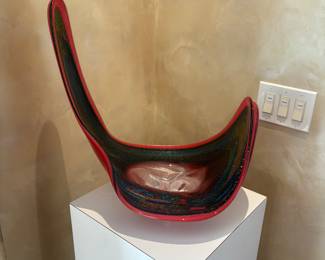 Contemporary art glass sculpture