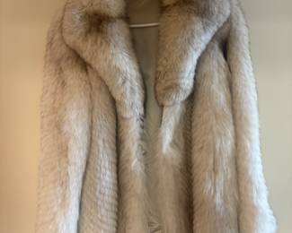 Stunning fox fur coat