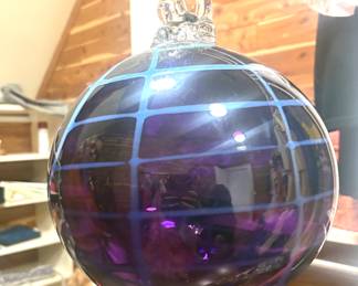 Large glass ornaments