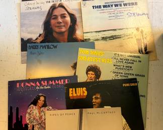 Vintage record albums