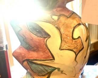 Harris - Cies studio abstract vase, 17” tall