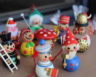 Darling ornaments made in Germany - LOTS of them!