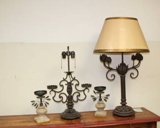 Candle holders and lamps are always popular at Collected Treasures!