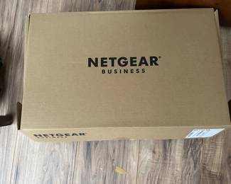 Netgear business 26 port gigabit Ethernet smart switch.  New in box. 