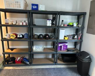 Garage shelving
Hats
Misc.