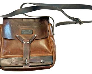 Trip Machine Leather Messenger Bag