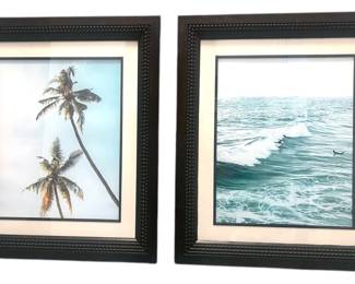 2 Framed Beach Prints