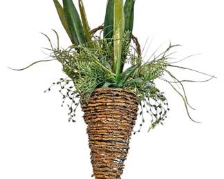 Woven Decorative Faux Plant Hanging
