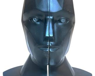 Modern Abstract Head Bookends