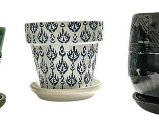 Three Plant Pots