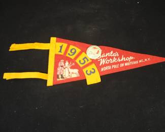 1953 Santa's Workshop Pennant