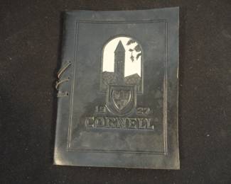 1927 Cornell University Senior Day Leather Program