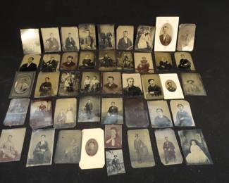 Large Lot of Tintypes